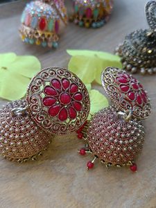 3 Colourful Jhumka Combo 😍