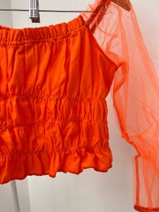 KASSUALLY Orange Top