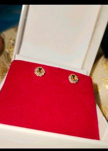 Pure 22ct Gold Earrings For Women/ Girls