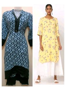 High Low Combo Kurti 🍄