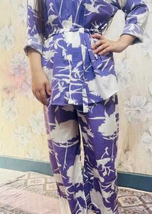 Floral Print Pajama Set