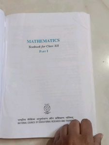 Mathematics Textbook Class XII