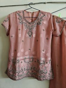 Peach Ethnic Set