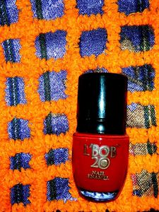 L' Bob Red Nail Enamel - 13ml