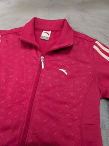 ANTA *Keep moving* Track Jacket -Hot Pink