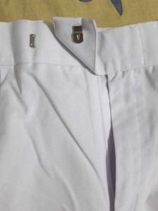 White Pleated Dress Pants