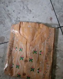 Mustard New Kurti