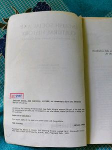 English Social &amp; Cultural History