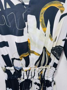 Abstract Print Dress