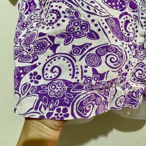 Floral Print Short Sleeve Top