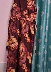 Floral Print Jumpsuit