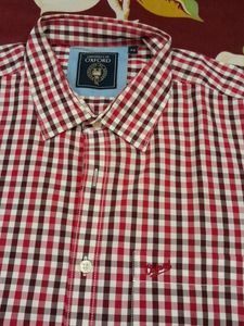 Red Checks Mens Shirt