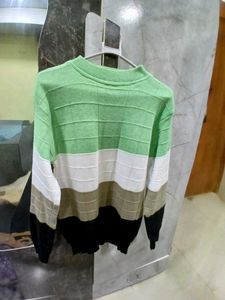 Striped Knit Sweater