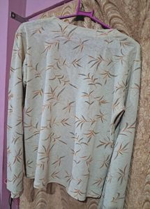 Leaf Print Top