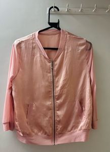 Peach Bomber Jacket