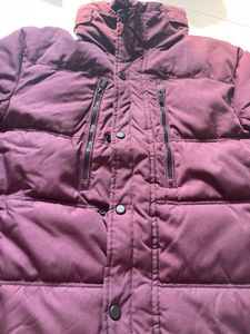 Men Zara Jacket With Zip And Button Closure