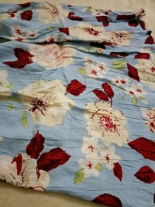 Beautiful Cotton Fabric Knee Length Frock .. Sleeveless....With Beautiful Print ..😍✨
