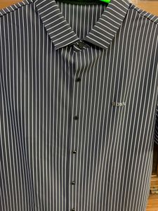 BOSS Hugo Men’s XL Striped Stretch Shi