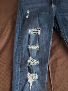 H&amp;M Ripped Denim Jeans