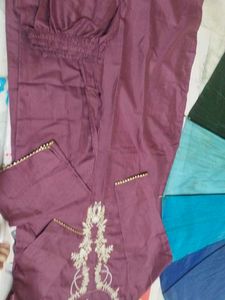 Embroidered Kurta with bottom Ethical wearing