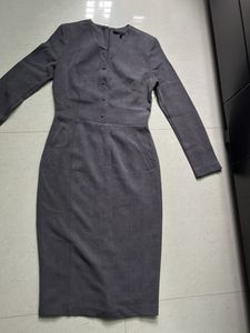 Full Hand Bodycon Dress With Lining