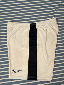 Nike White &amp; Black Athletic Shorts