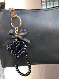 Black Beauty Beads Bag Charm