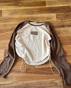 Crop Top With Full Sleeves