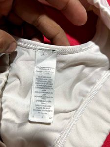 Nike White Sports Bra