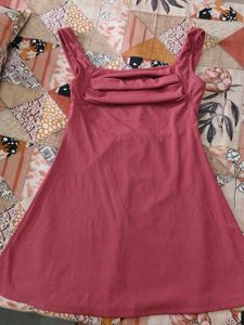 Dusty Rose Mini Dress