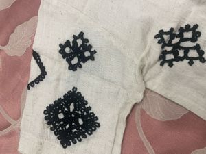 Embroidered White Top