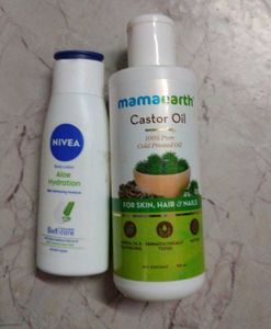 Body Lotion & Castor Oil