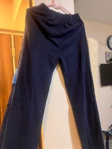 Blue Cotton Track Pants L Size
