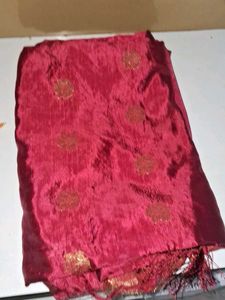 banarsi silk red dupatta
