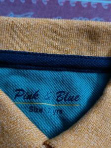 Pink And Blue Yellow Tshirts Combo