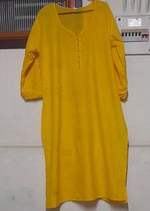 Mustard Yellow Kurthi