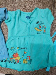 Baby Frocks And Rocker Chair