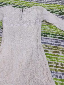 White Kurti