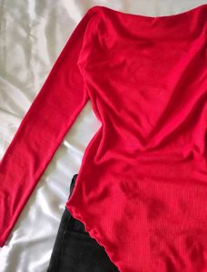 Pinteresty Side Cut One Shoulder Top ❤️