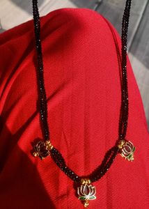 Lotus Mangalsutra Necklace