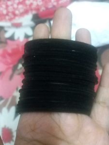 Black Velvet Bangles