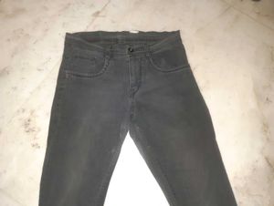 Charcoal colored denim