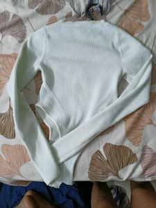 White Cutout Bodysuit