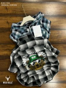 Wild Hills Grindal Checks Flannel Shirt(SizeM L XL