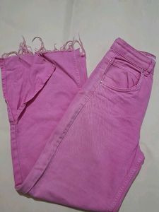 Pink Denim Jeans