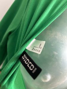 H&amp;M Green Front Tie Top