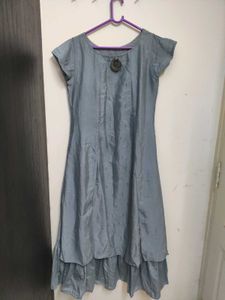 Grey Indo Western Kurti