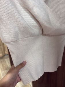 Cute Knit Wrap Sweater