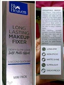 Blue Heaven Makeup Fixer