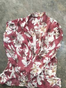 Floral Print Blouse